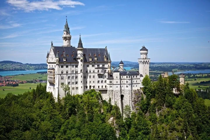 Both Schwangau castles on a Neuschwanstein Castle tour from Munich, Bavaria, Germany
