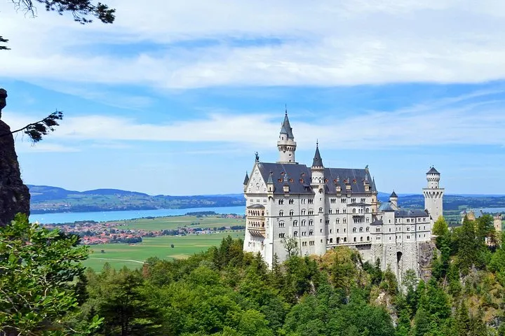VIP coach with the Venus Grotto on a Neuschwanstein Castle tour from Munich, Bavaria, Germany